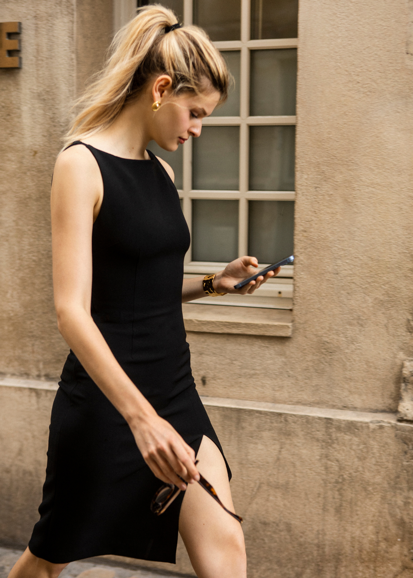 Aretha dress black
