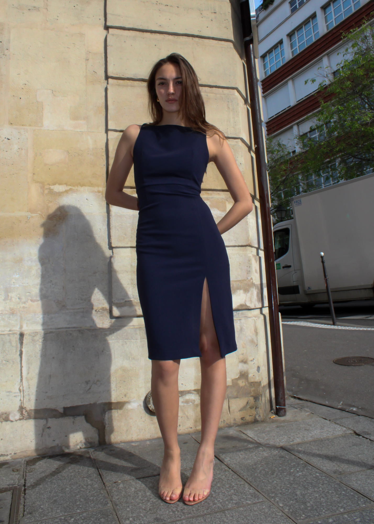 Aretha dress - dark blu