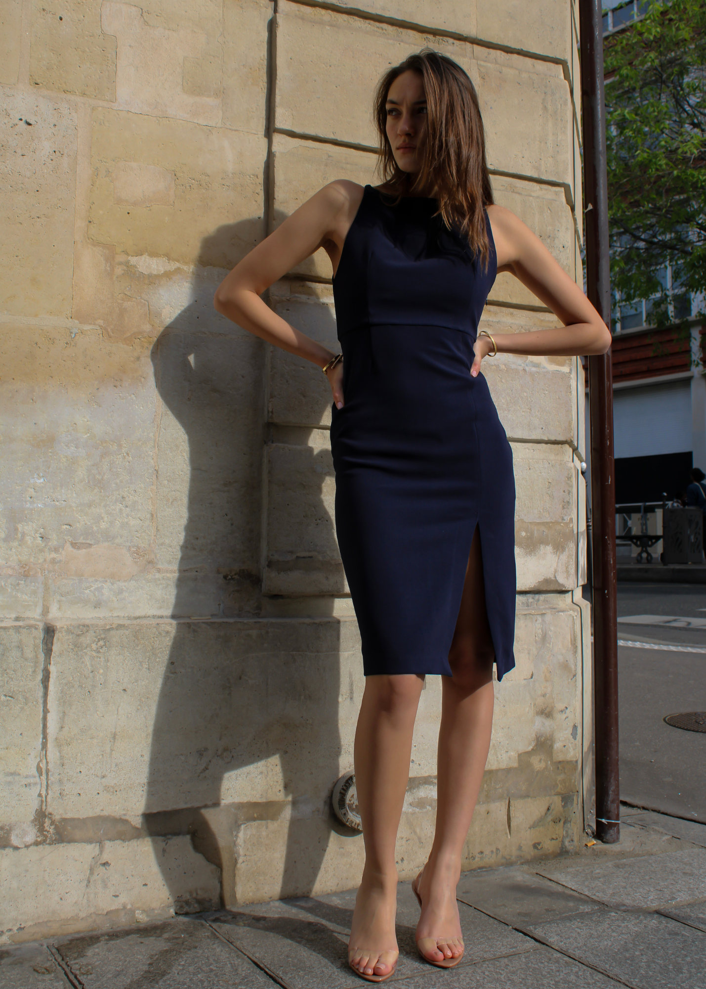 Aretha dress - dark blu