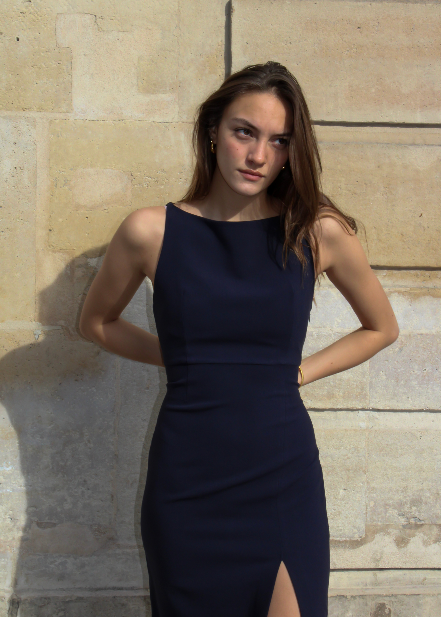Aretha dress - dark blu