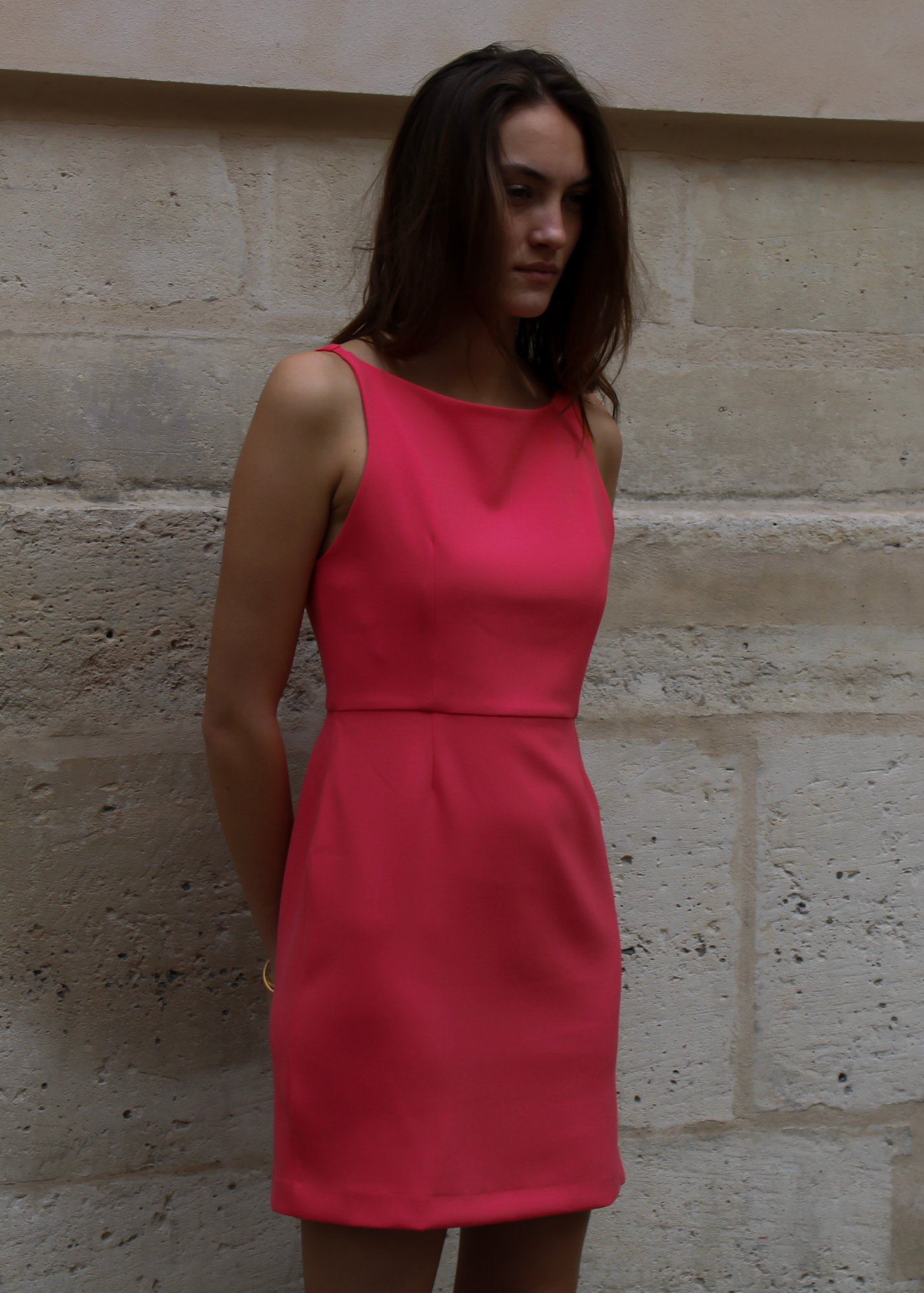 Robe Ariette rose corail